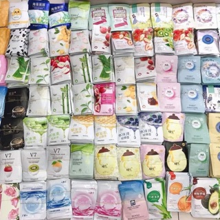 MASK GIẤY ❤ Mặt nạ giấy nội địa Trung mẫu ngẫu nhiên