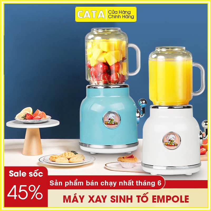 Máy xay sinh tố đa năng EMPOLE, máy xay sinh tố hoa quả cực tiện lợi, nhanh chóng cắm điện LU -01!