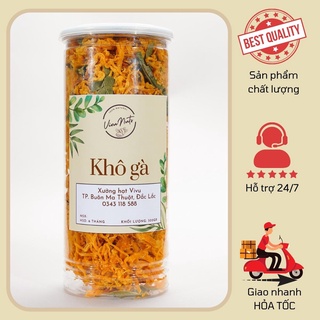 Hộp 500gram Khô gà lá chanh cay cay loại 1