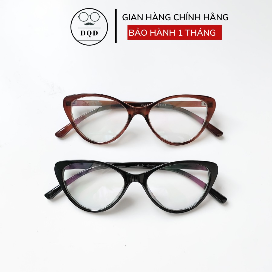 Kính mắt mèo gọng nhựa dẻo unisex DQD STORE phụ kiện thời trang 2383