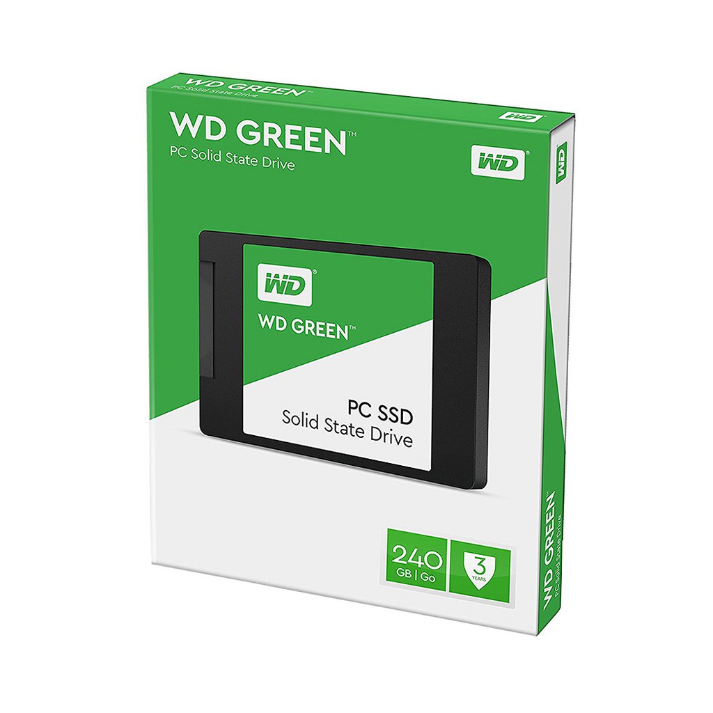 Ổ cứng SSD WD Green 240GB 3D NAND - WDS240G2G0A - Hãng phân phối chính thức