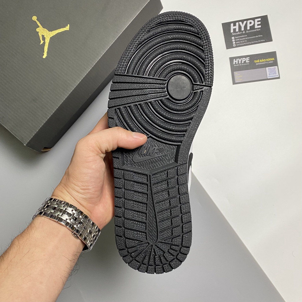 Giày Jordan 1 Low Black White  - Hype Sneaker | Phiên bản 1:1 chuẩn.