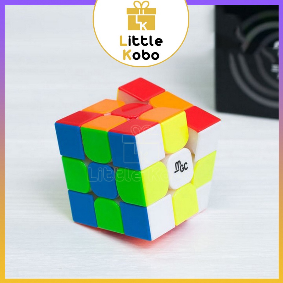 Rubik 3x3 YJ MGC 3x3 V2 M Có Nam Châm Stickerless Rubic Không Viền 3 Tầng Đồ Chơi Trí Tuệ