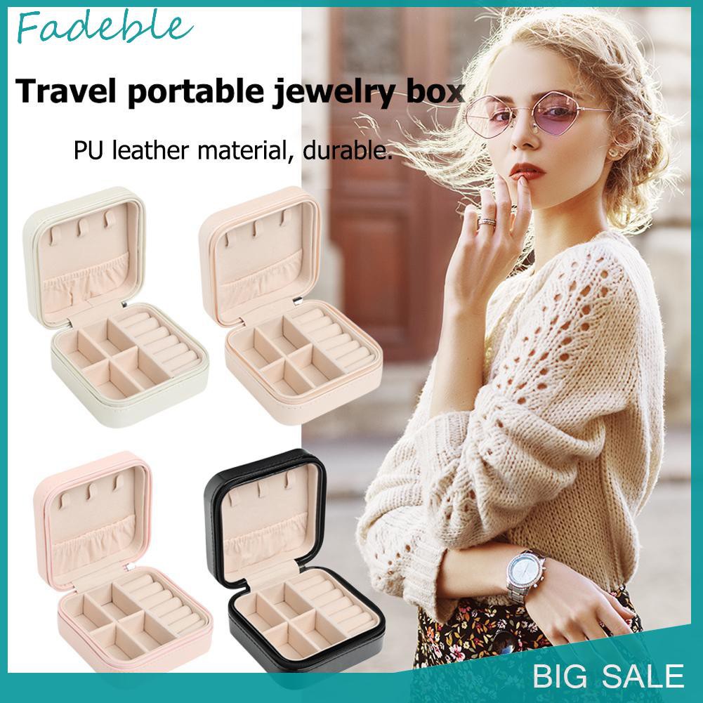 Hộp Đựng Trang Sức Bằng Da Pu