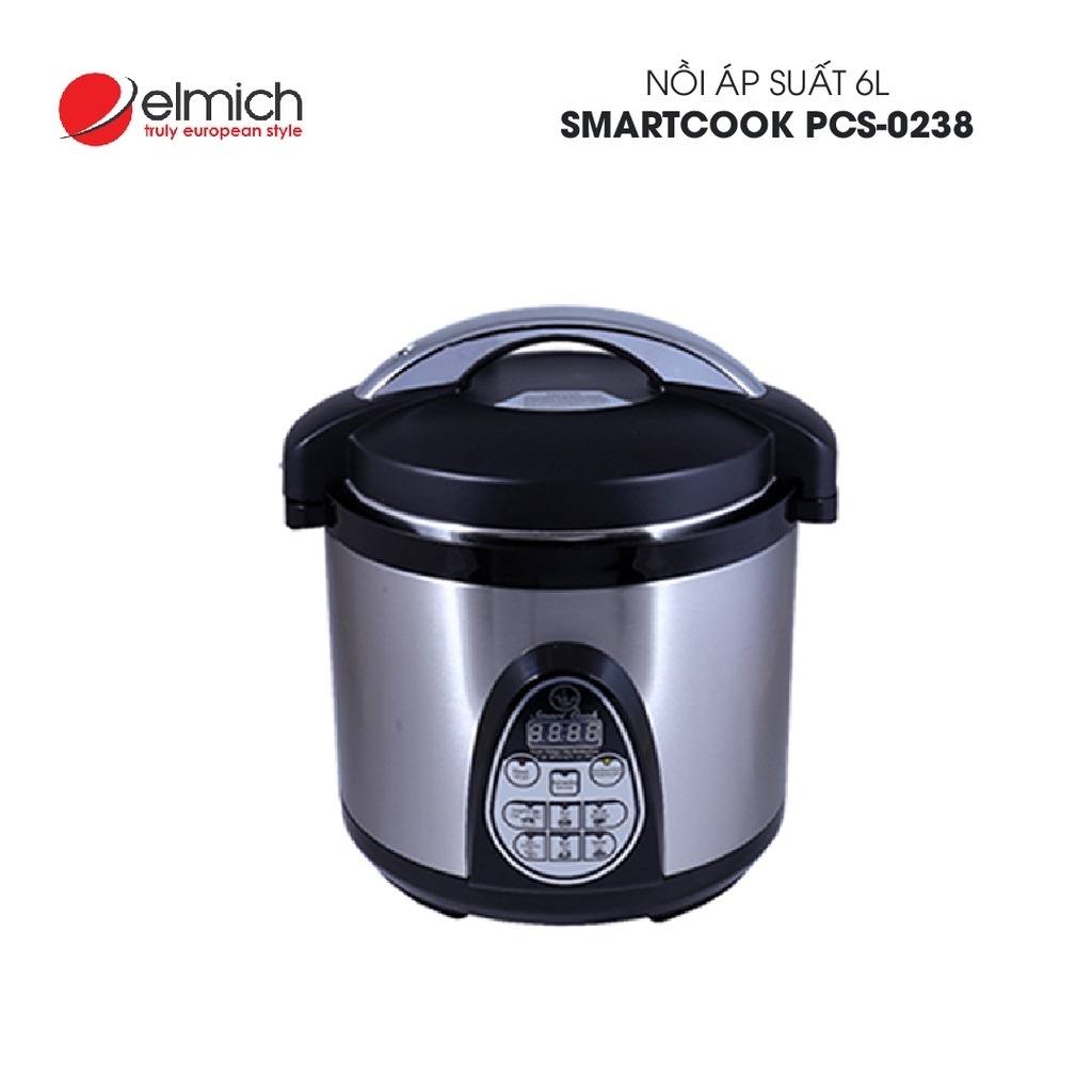 [Mã ELHADEV giảm 4% đơn 300K] Nồi áp suất Smartcook PCS-0238 (6 Lít) Hàng Chính Hãng - Minh Tín Shop