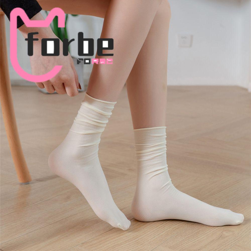 Vớ Nhung Ngắn Co Giãn Màu Sắc Ngọt Ngào Phong Cách Harajuku Dành Cho Nữ