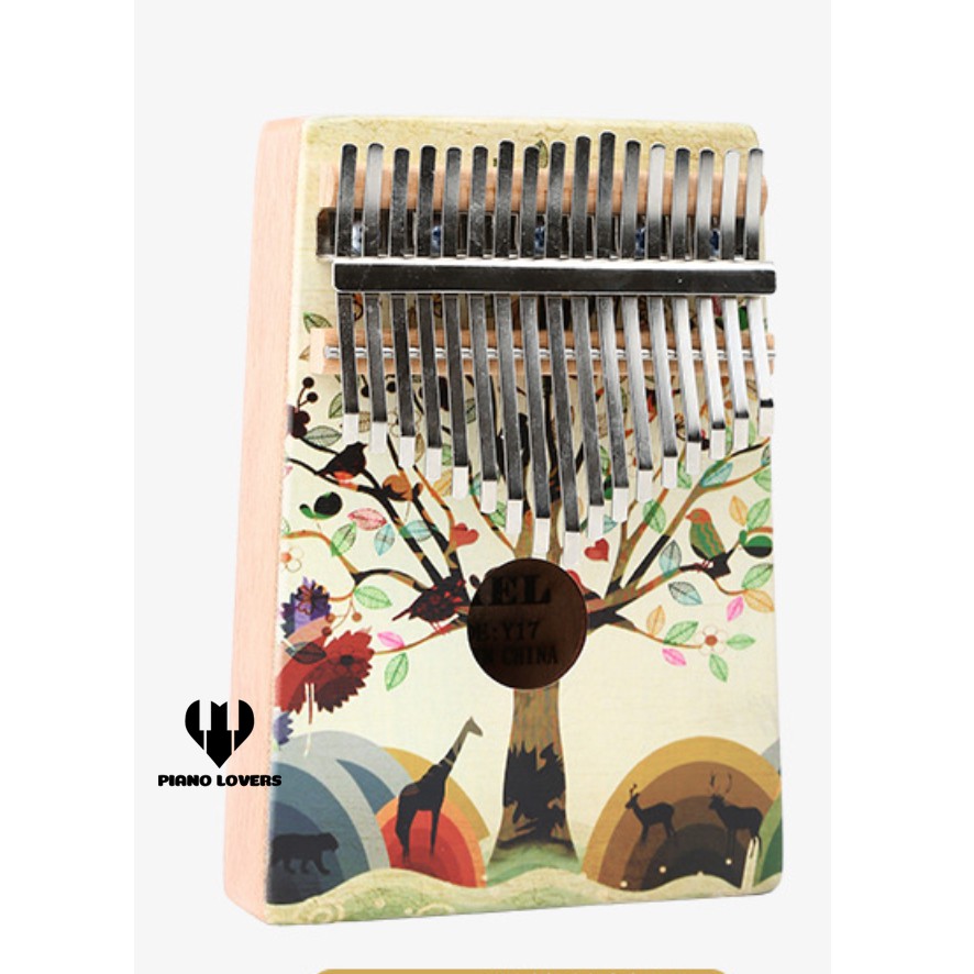 ĐÀN KALIMBA YAEL Gỗ Spring Garden - 17 PHÍM - THUMB PIANO - tặng full phụ kiện - HÀNG CÓ SẴN