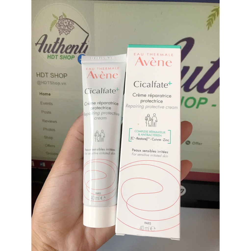 Kem dưỡng da liền sẹo AVÈNE CICALFATE+ Repairing Protective Cream (Bill Pháp Nội Địa) - HDT SHOP