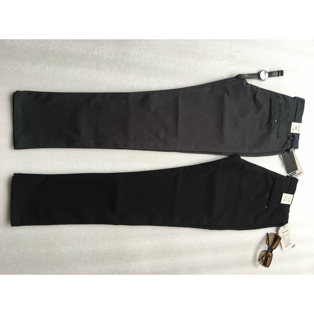 quần tây âu nam đẹp chất lượng cao cấp công sở (hai màu đen và ghi đậm) | BigBuy360 - bigbuy360.vn