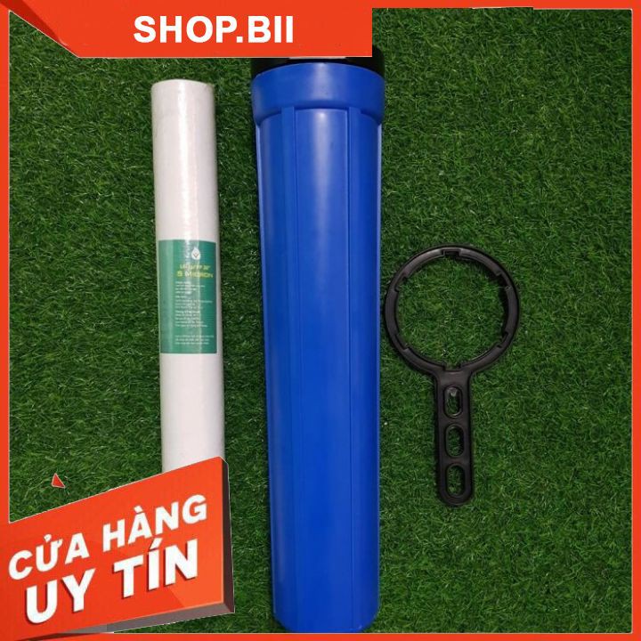 Lõi Lọc Nước Thô Loại 20 Inch Hàng Cao Cấp Lắp Cho Các Cốc Lọc Thô Loại 20 inch Dùng Để Lọc Nước Đầu Vào Khi Sử Dụng.