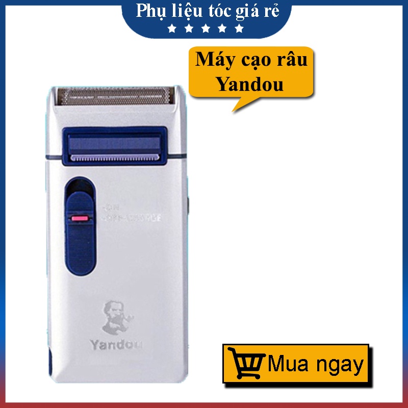 Máy Cạo Râu Mini Yandou SC-W301U Nobiman Nhỏ Gọn Cắt Siêu Sắc Siêu Bền Pin Cực Trâu Có Thể Thay Lưỡi