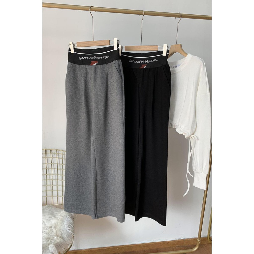 Quần Ống Rộng Lưng Thun Co Dãn Cho Nữ 2020 J # 23 | BigBuy360 - bigbuy360.vn