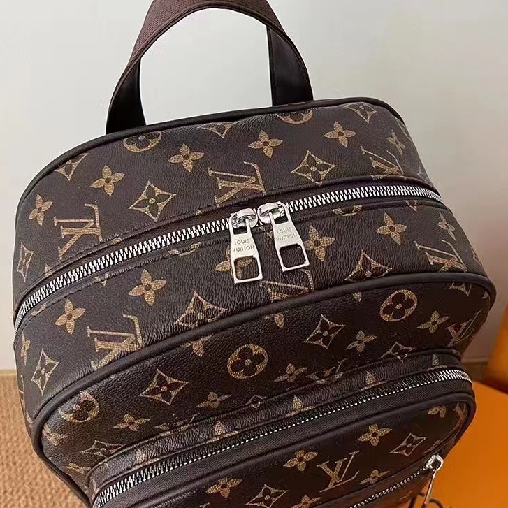 Balo da nam nữ đi học lv đẹp IRRY cặp đi học nam nữ thời trang cao cấp đeo vai phong cách unisex