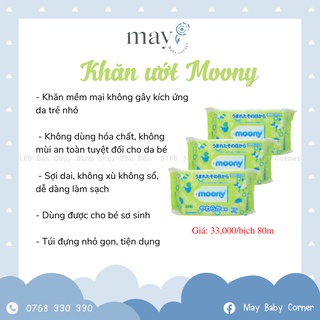 Khăn giấy ướt cho bé Moony Nhật Bản