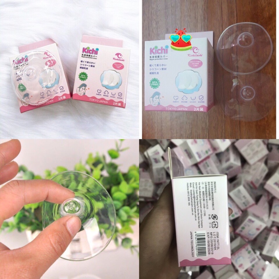 Bộ 2 núm Trợ Ty Silicon Siêu Mềm Cho Mẹ