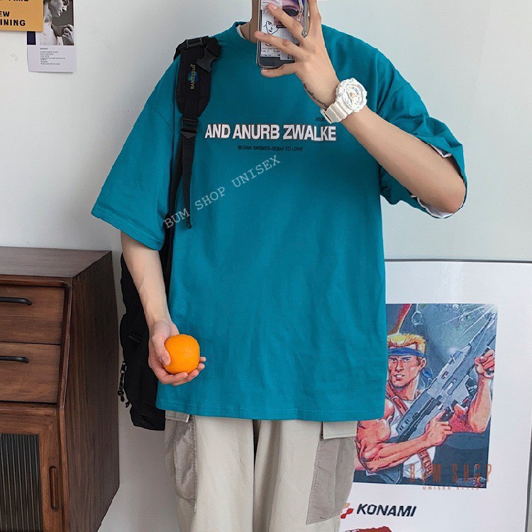 Áo Thun Ulzzang Nam ZWALKE - TTL662 - Áo Phông Tay Lỡ Form Rộng Unisex Đơn Giản - Chất Thun Cotton Mát | BigBuy360 - bigbuy360.vn