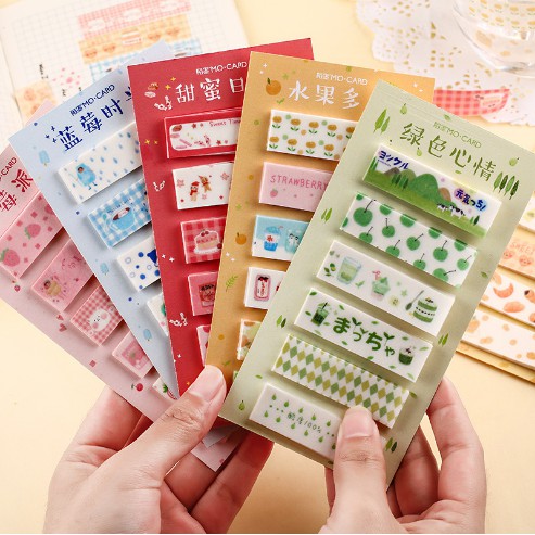 Hộp Set Giấy Ghi Chú Note Momo Dễ Thương - Văn Phòng Phẩm Sáng Tạo