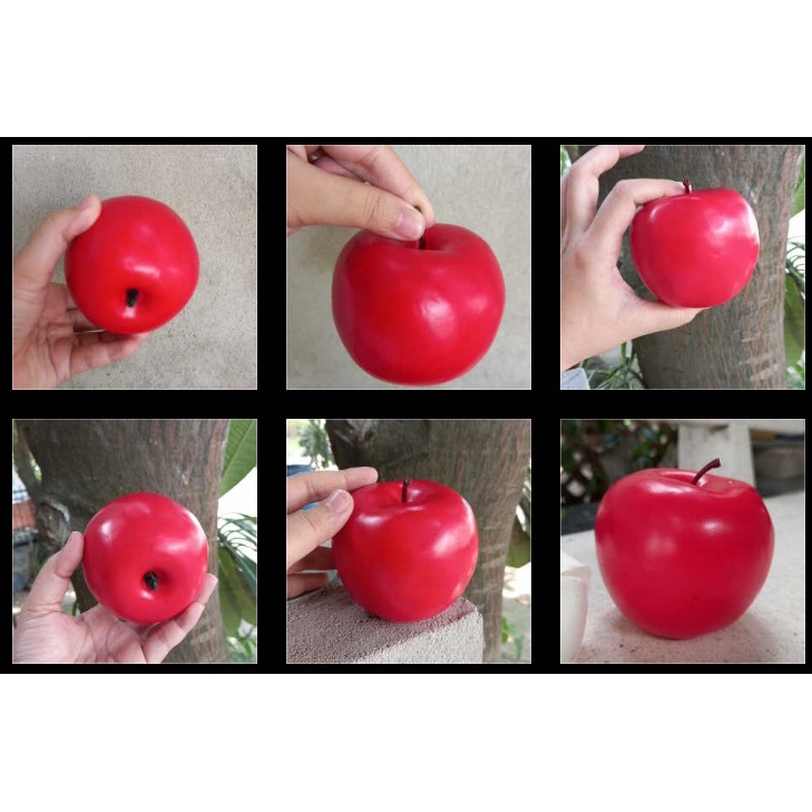 1 Trái táo giả - trái cây giả - Hương Flower
