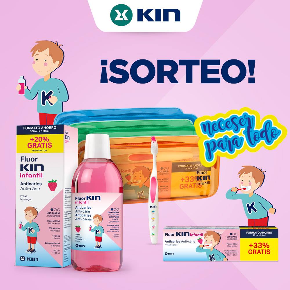Nước Súc Miệng KIN Trẻ Em ® 500ml - Ngừa sâu răng trẻ em trên 5 tuổi