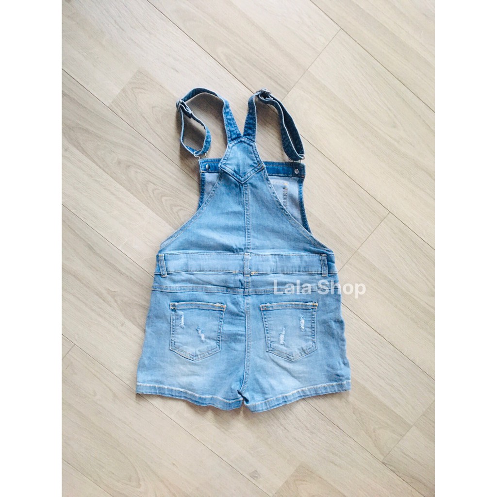 [Mã SKAMCLU7 giảm 10% cho đơn từ 0Đ] Quần short yếm jean trai gái Ohoo Kids xuất Hàn dư xịn 6-14Tuổi