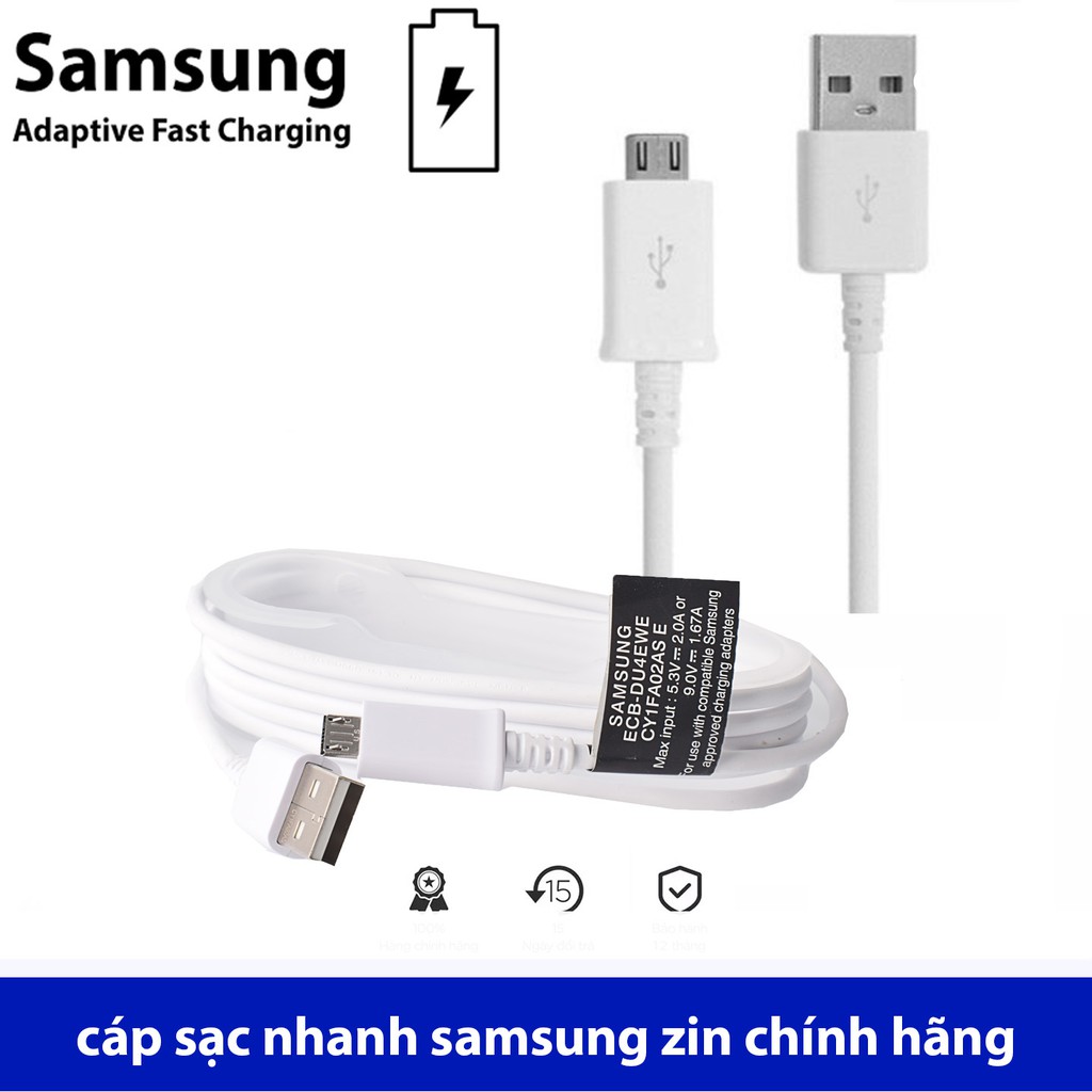 Cáp Sạc Nhanh samsung - Hàng Chính Hãng