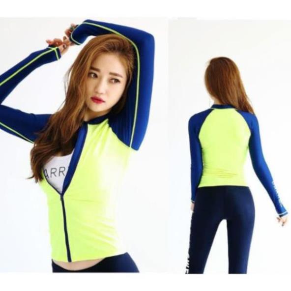 LẺ ÁO BƠI NỮ DÀI TAY KÉO KHÓA thun lạnh dày đẹp hàng SBART 👙 sexy  ཾ ་ * | BigBuy360 - bigbuy360.vn