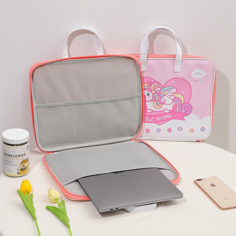 Túi đựng laptop ipad 13 13.3 inch tiện dụng Bentoy Milkjoy 34 cm * 27cm