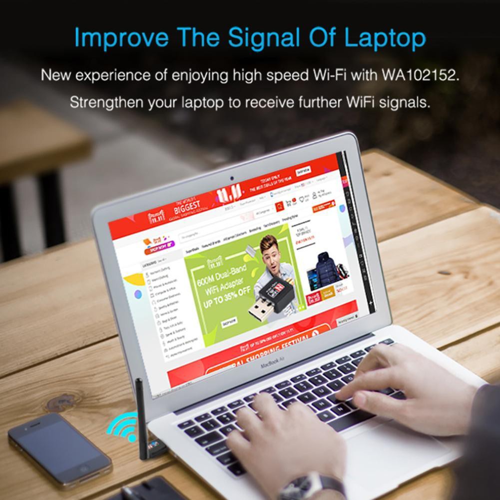 Usb Thu Sóng Wifi 150mbs 2db Dongle 802.11b / N / G Thẻ | BigBuy360 - bigbuy360.vn