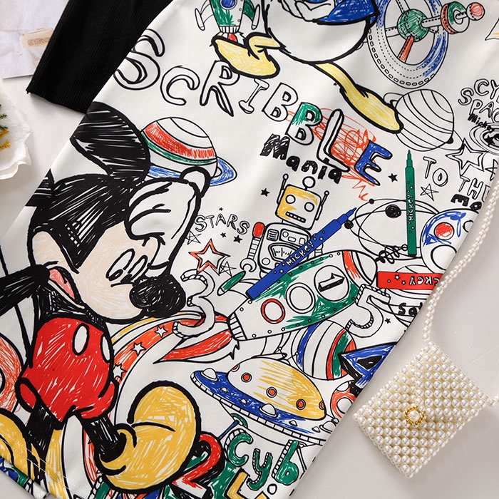 Váy Ôm Dáng In Hoạt Hình Chuột Mickey Thời Trang 2020 Cho Nữ | BigBuy360 - bigbuy360.vn