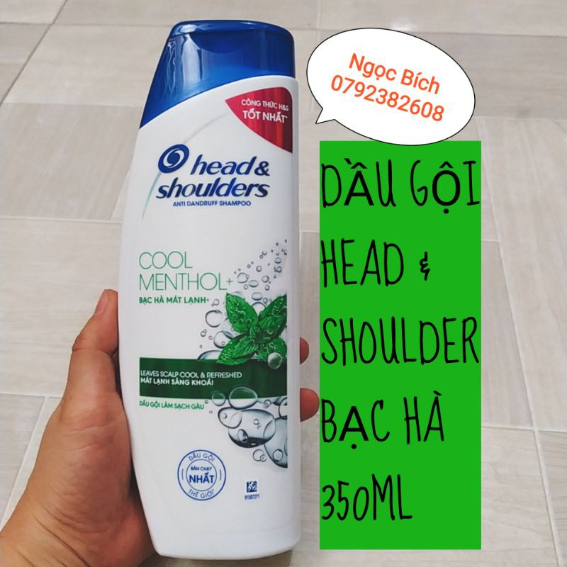 🌷 DẦU GỘI HEAD & SHOULDER BẠC HÀ 350ML