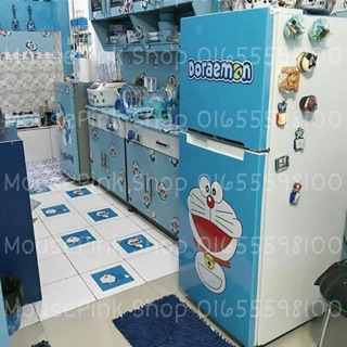 Decan dán tủ lạnh và dán tủ doraemon