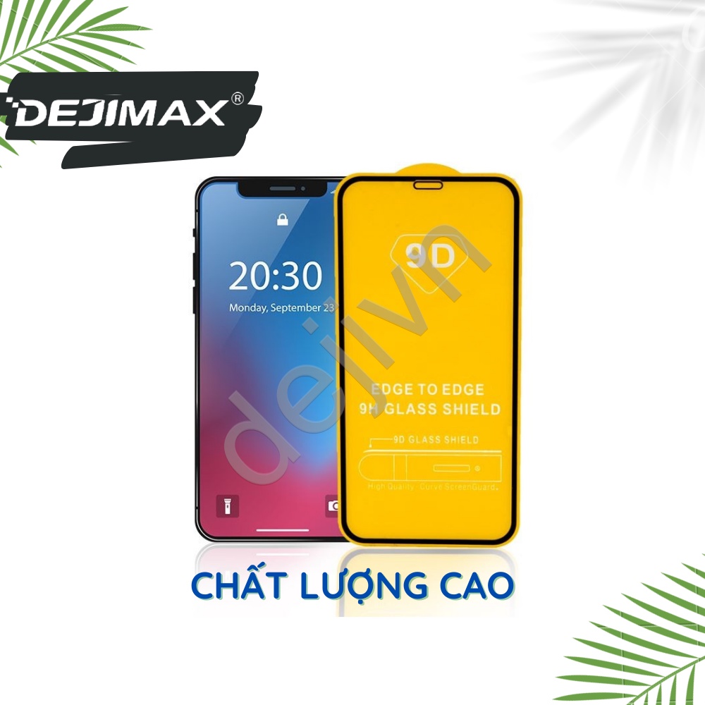 Kính cường lực 9D cao cấp Dejimax full dòng từ iphone 5 tới iphone 12 Pro Max