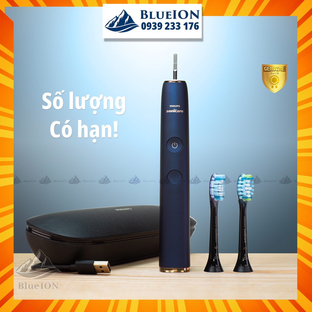 Bàn chải điện Philips Sonicare DiamondClean Smart 9700 9750 LIKE NEW tiết kiệm (hàng Mỹ)