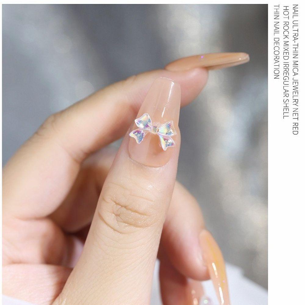 Phụ Kiện Trang Trí Móng Tay 3D Hình Nơ Thời Trang Dành Cho Nữ