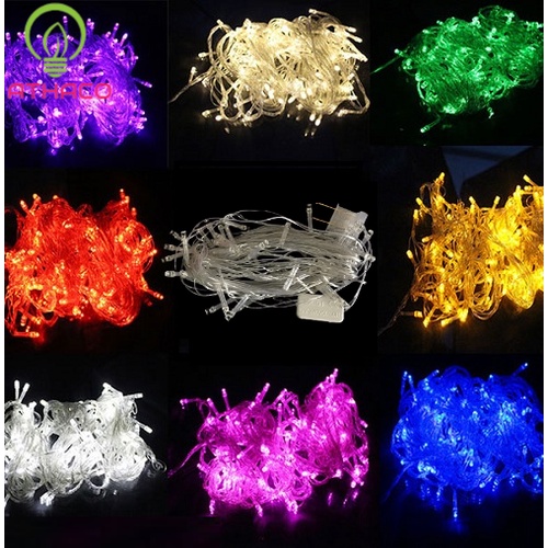 DÂY ĐÈN LED FAIRY LIGHT KHÔNG CHỚP NHIỀU MÀU - DÂY DÀI 8 MÉT 50 BÓNG