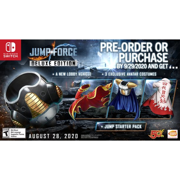 Game Nintendo Switch : Jump Force Deluxe Edition Hệ Us