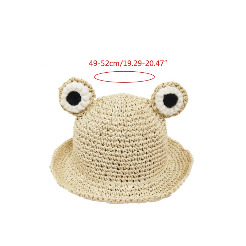 Nón Cối Rộng Vành Chống Nắng Họa Tiết Hoạt Hình Dễ Thương Cho Bé