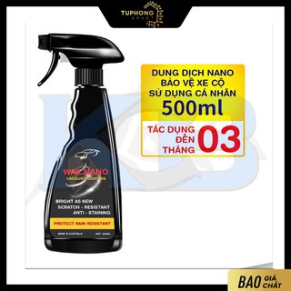 Bình xịt phủ Nano - Phủ bóng sơn xe Ô Tô WaxNano