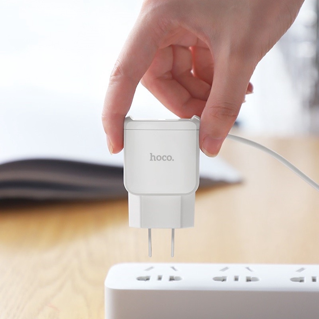 Bộ Sạc Type-C C59A  Kèm 2 Cổng Usb Hàng Chính Hãng Giúp Sạc Nhanh Pin Vào Ổn Định Độ Bền Cao