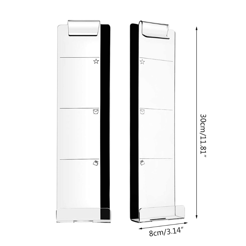 Bộ 2 Giá Đỡ Giấy Ghi Chú Cho Máy Tính Trái &amp; Phải