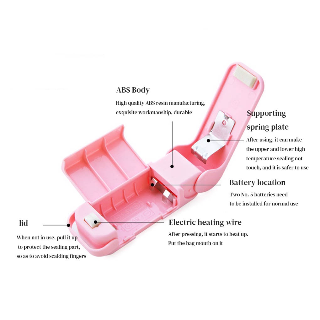 Máy Hàn Miệng Túi Nhựa Cầm Tay Mini Tiện Lợi