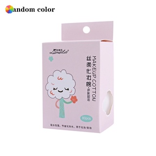 [Hàng mới về] Hộp 80 miếng bông tẩy trang chất liệu vải cotton không dệt
