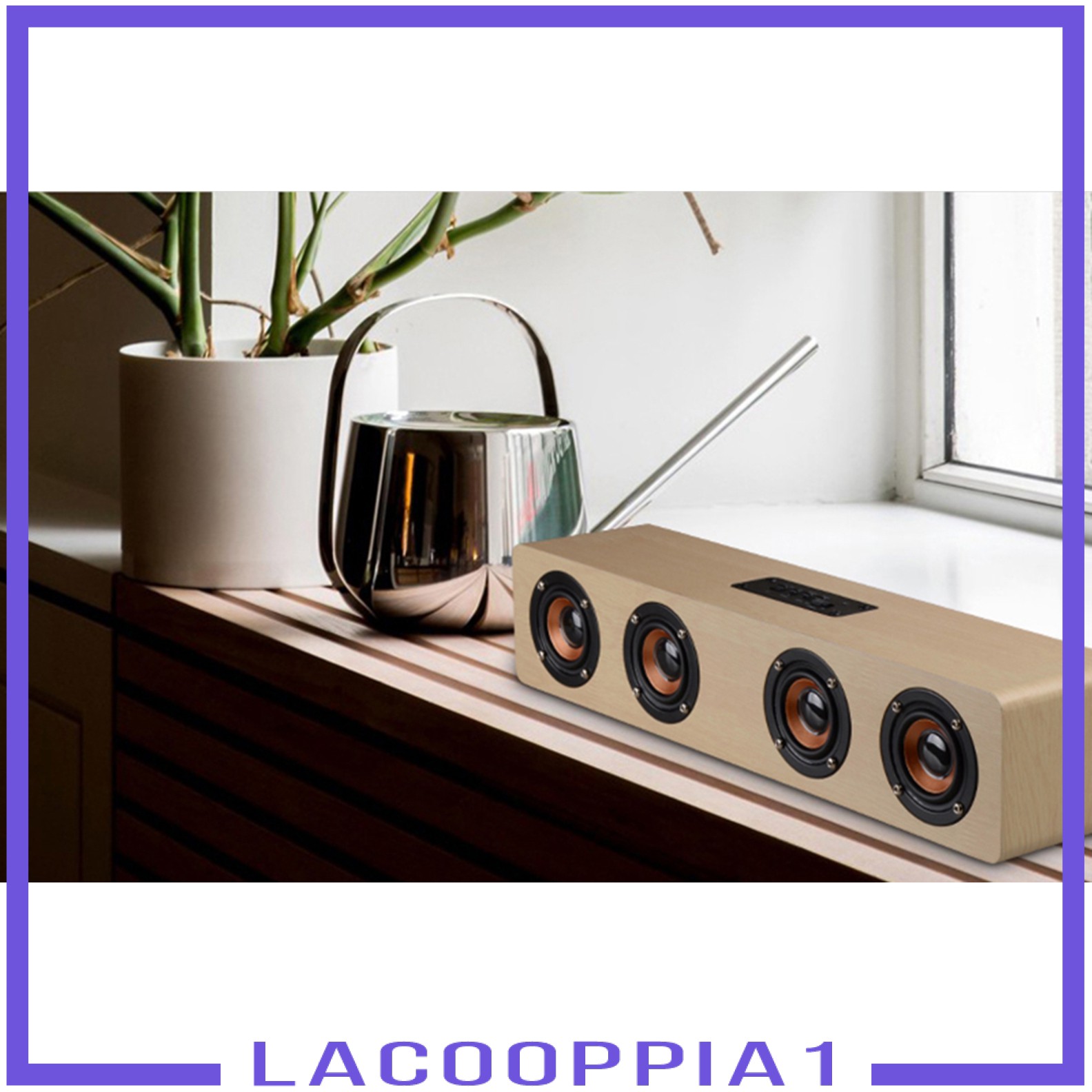 Loa Bluetooth Lapopopia1 Bằng Gỗ Âm Thanh Siêu Mạnh Kích Thước 380mm