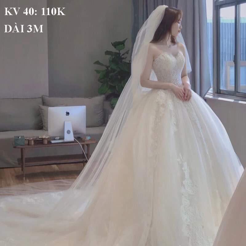 Lúp von cô dâu dài chụp ngoại cảnh