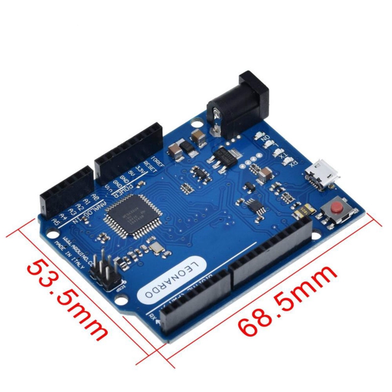 Bảng bo mạch vi điều khiển Leonardo R3 Atmega32U4 kèm cáp USB cho bộ khởi động Arduino tự làm