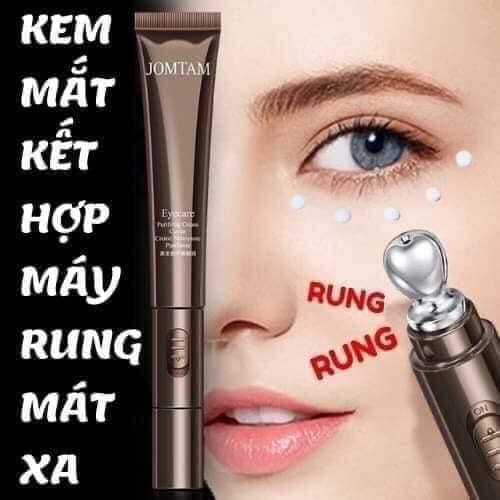 KEM TRỊ QUẦNG THÂM MẮT JOMTAM kèm lăn MÁT XA TAN BỌNG MẮT, XOÁ NHĂN MẮT