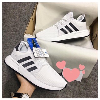 giày adidas xprl trắng kẻ đen phản quang