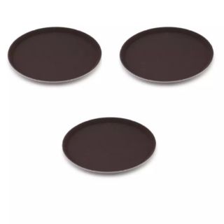 Combo 3 khay phục vụ chống trượt cao cấp đk 36cm