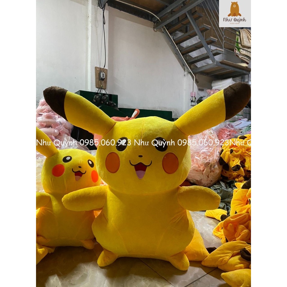 [HÀNG NHẬP KHẨU] GẤU BÔNG PIKACHU-GỐI ÔM PIKACHU-THÚ NHỒI BÔNG PIKACHU CAO CÂP