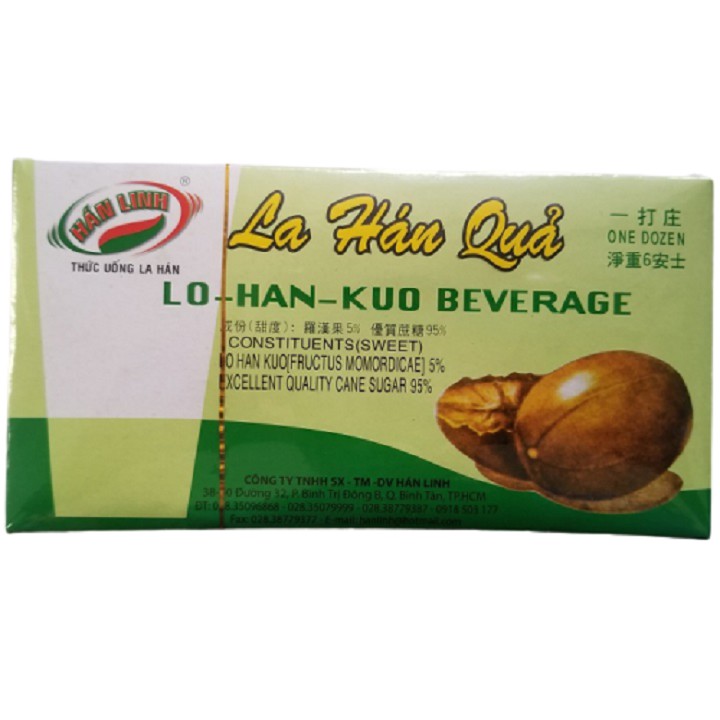 La Hán Quả Hòa Tan Hán Linh Loại Ngon 170g